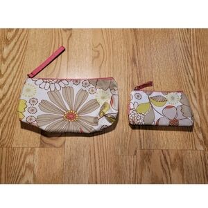 Clinique Makeup Clutch Bags Cutest Lot Of Two Floral